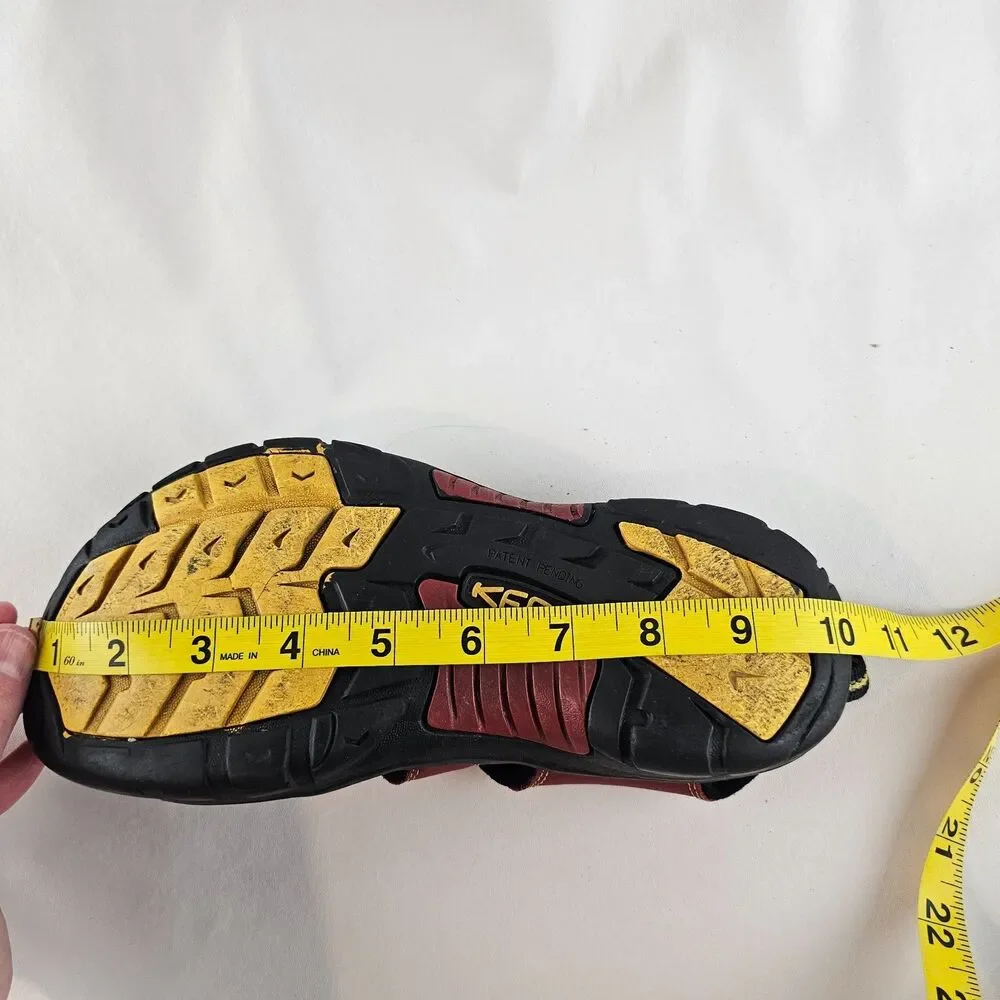 KEEN Newport H2 Womens Approx Sz 9 Red Waterproof Sport Hiking Sandals Outdoor - Picture 10 of 12